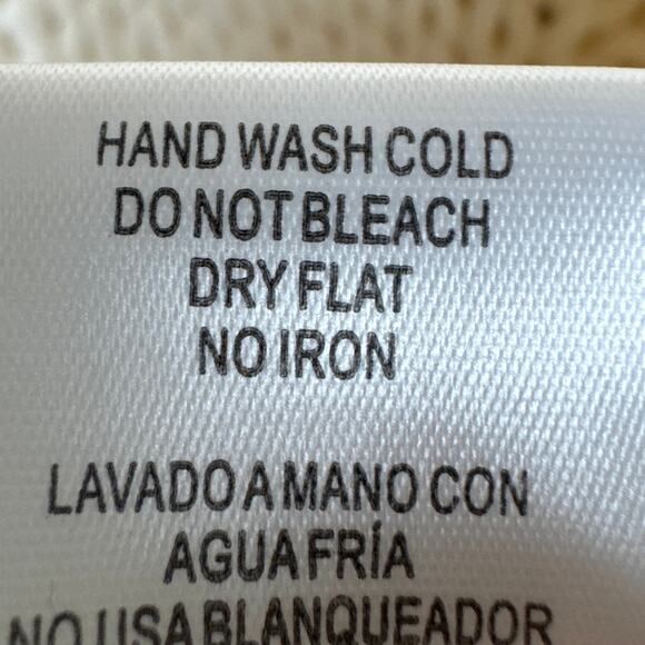 Love Tree Cable Knit Sweater Oversized Fit Cowl Neck Cream L Winter Cabincore - Picture 9 of 9